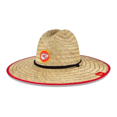 Sapca New Era Kansas City Chiefs NFL Official NFL Training Straw Hat - Rosii